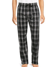 Hanes NEW Men's Elastic Waistband Drawstring Tagless Woven Sleep Pants Sz 2XL
