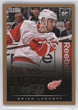2013-14 Score Hot Rookies Gold Brian Lashoff #635 0a4