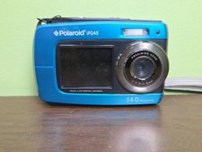 Polaroid iF045 Waterproof Dual LCD Compact Camera Blue 14MP 2.7" Screen