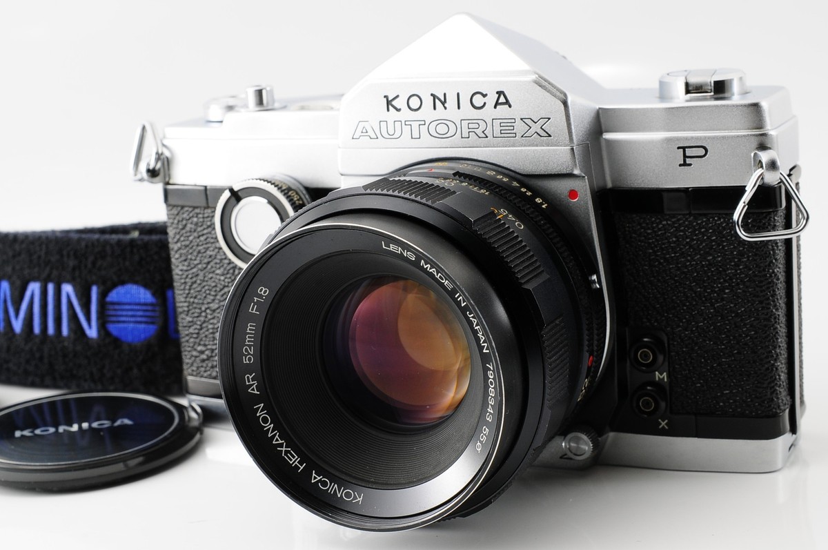 Konica フィルム一眼 AUTOREX P 52mm F1.8 Near MINT] Konica Autorex P Full & Half Frame Film Camera