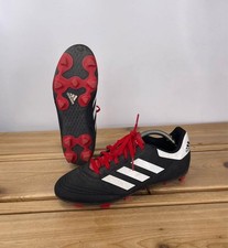 Adidas Goletto VII Firm Ground Soccer Cleats Men s Size 5.5 Black White Red FG