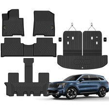 Floor Mats Fit for Kia Sorento Hybrid 2021-2025 2026 PHEV HEV Trunk Mat wit...