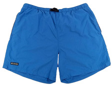 COLUMBIA Mens Water Shorts SIZE XL Swimming Trunks Blue Nylon