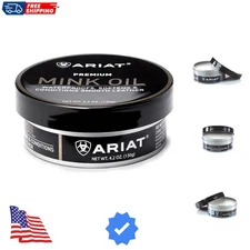 Mink Oil Paste for Leather and Vinyl, 4.2 ounce Tin 130grams