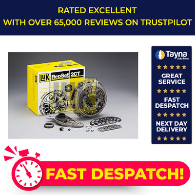 DSG Clutch Kit fits SKODA OCTAVIA Mk2, Mk3 1.6D 11 to 20 2CT LuK 0AM141017BA New