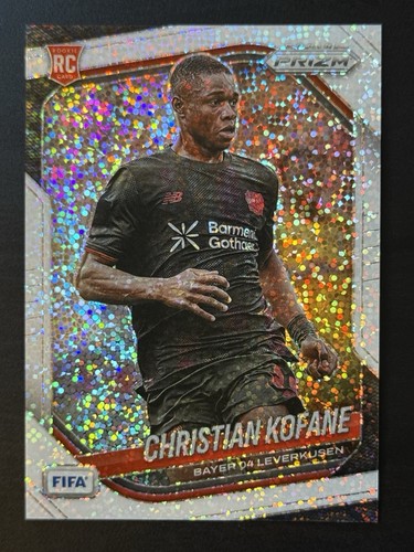 Christian Kofane [White Sparkle] #239 2025 Panini Prizm FIFA card