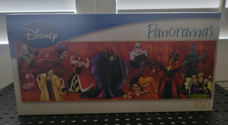 Disney Villains Panoramas jigsaw puzzle 750 pc New