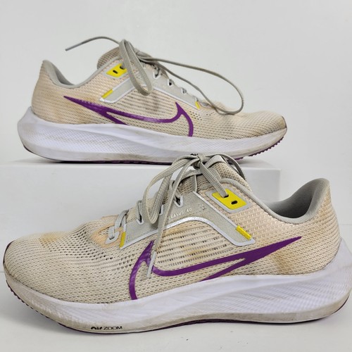 Nike Zapatos Mujer Talla 10 Air Zoom Pegasus 40 Guava Ice Vivid Purple DV3854 800 - Imagen 2 de 15