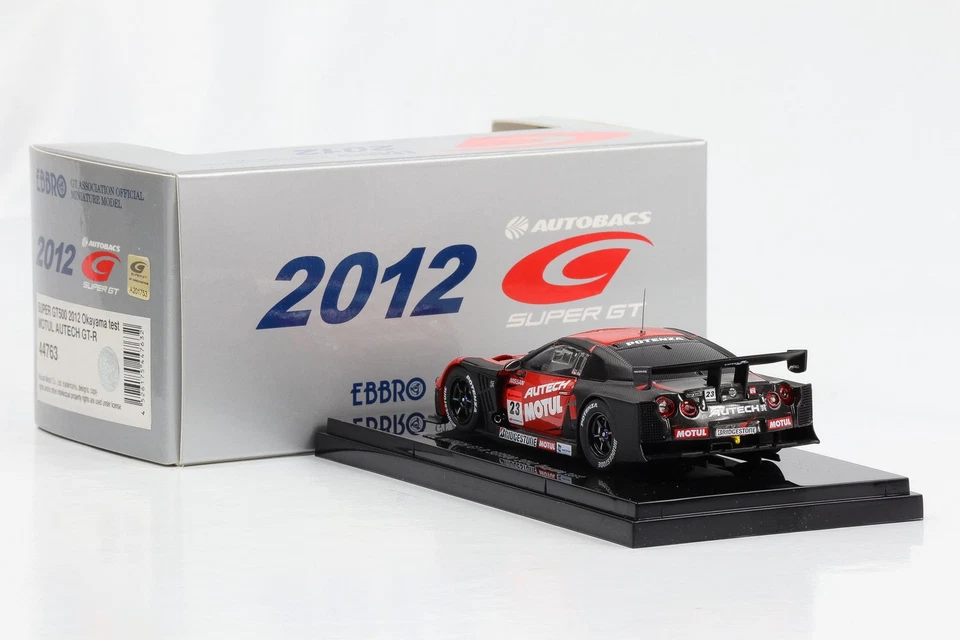1:43 Ebbro Motul Autech Nissan GT-R SGT500 2012 Okayama Test Diecast - Immagine 2 di 4