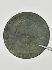 1918 Great Britain One Penny King George V UK WWI Coin