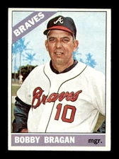 1966 Topps #476 Bobby Bragan Braves EX+ *2y