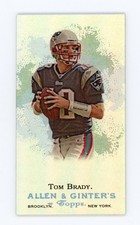 2007 eTopps  Allen & Ginter's Super Bowl Champions #4 Tom Brady /999