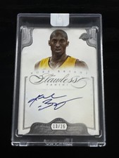 KOBE BRYANT 2012-13 PANINI FLAWLESS #24 ON CARD AUTO /25 ENCASED SEALED