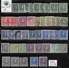 WC1_18793*. VENEZUELA. Dealer stock 1915-1923 stamps. Approx. 259-268. Used