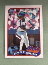 Darryl Strawberry 1989 Topps New York Mets #300 JJ576