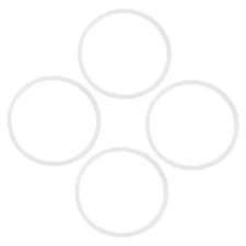 4 Pcs Replacement Lid Seal Gaskets High Elasticity Silicone Ring