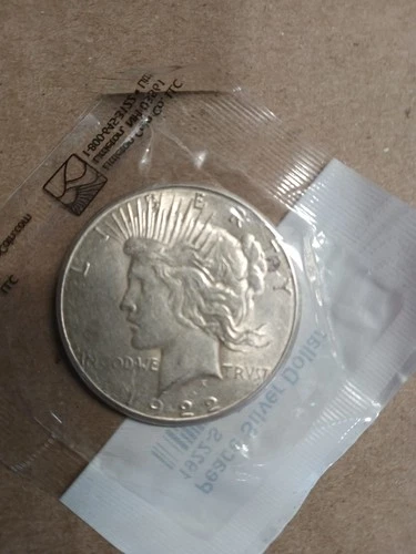 1922-S Silver Peace Dollar Extra Fine