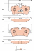 Bremsbelagsatz Hinten FüR Mini R50 R53 R56 Cabrio R57 Clubman R55 Clubvan 10-15