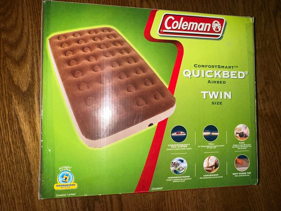 Coleman #5998L300 Twin Airbed Comfortsmart Quickbed -New - Image 3 of 4