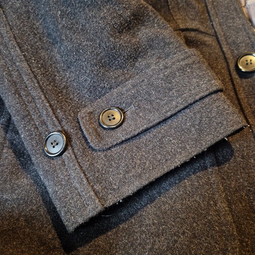 Douglas For Men Coat Overcoat 3XL 54 Black Cashmere Wool Blend Mens - Picture 3 of 11