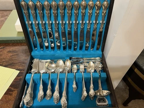 123 Ounces Sterling Silver  Set or Silver Scrap Reed And Barton