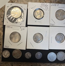 Awesome Coin Lot Old An New 1861 3 Cent Silver 1872 Half Dime 1908 V Nickel More