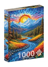 Sunrise Landscape 1000 Piece Jigsaw Puzzle Enjoy New