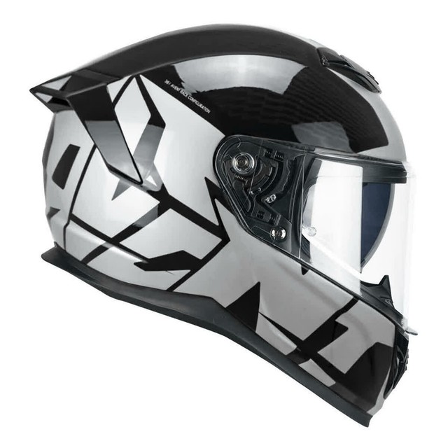 Casque Intégral CGM 361T AVENT FIBRA STREET Noir Argent ECE 22.06