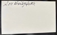 Nashville Music City Creator Negro League Owner Soo Bridgeforth Signed Index