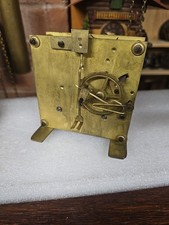 Antique Victorian Wall Clock Mechanism For Spares And Repair