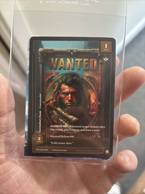 Wonders of the First Wanted Item Card Call of the Stones A19-220/402 Consumable 