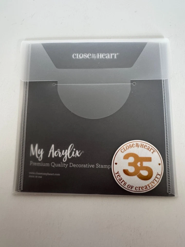 Conjunto de selos acrílicos CTMH menina doce bem-vindo bebê anúncio cartão fazendo C1790 - Imagem 4 de 4