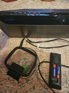 Sony CMT-BT60 Bluetooth Speaker USB FM/AM CD Player with Remote - Tested Working