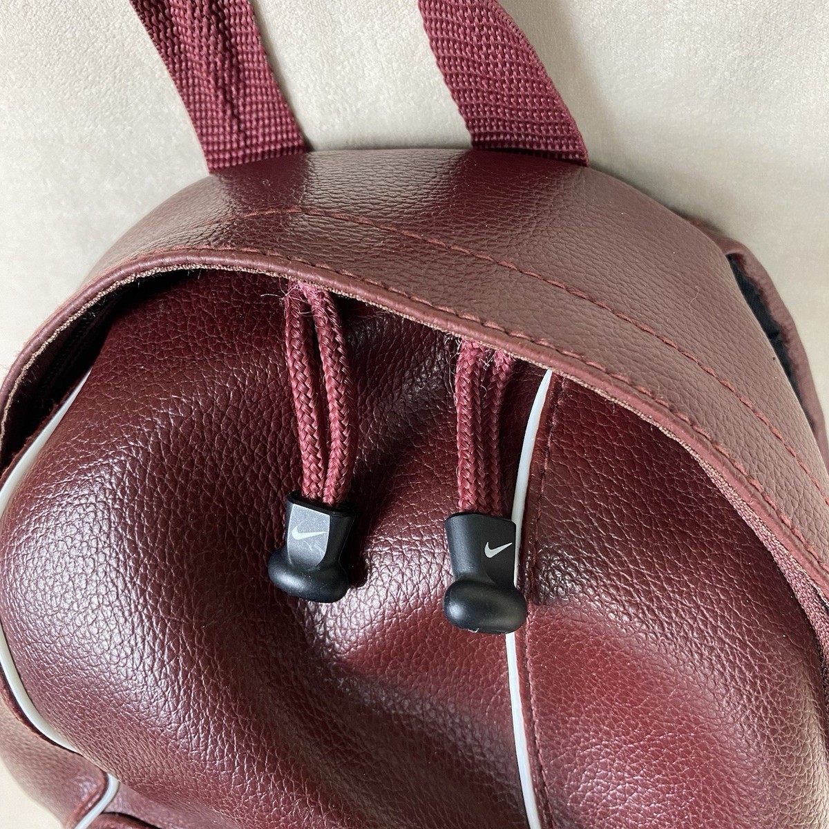 Vintage Nike Backpack Original 90s Leather Unisex Backpack Zaini