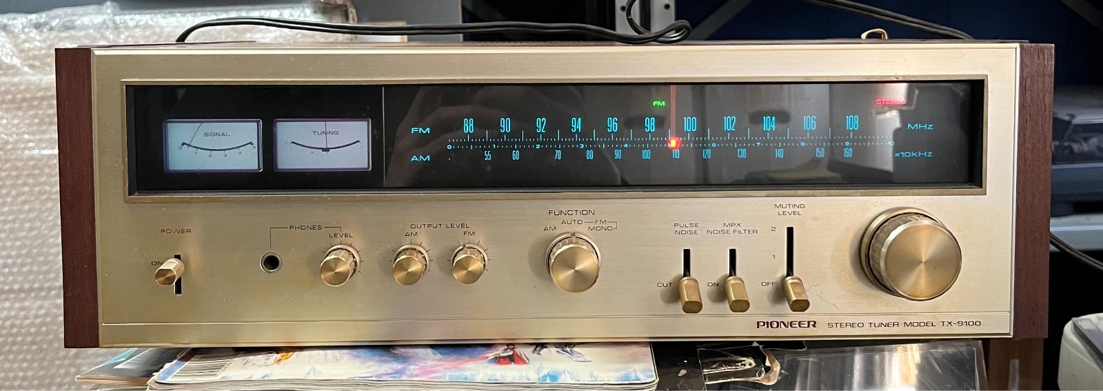 Pioneer tx-9100 vintage audio equipment - eBay listing photo 3