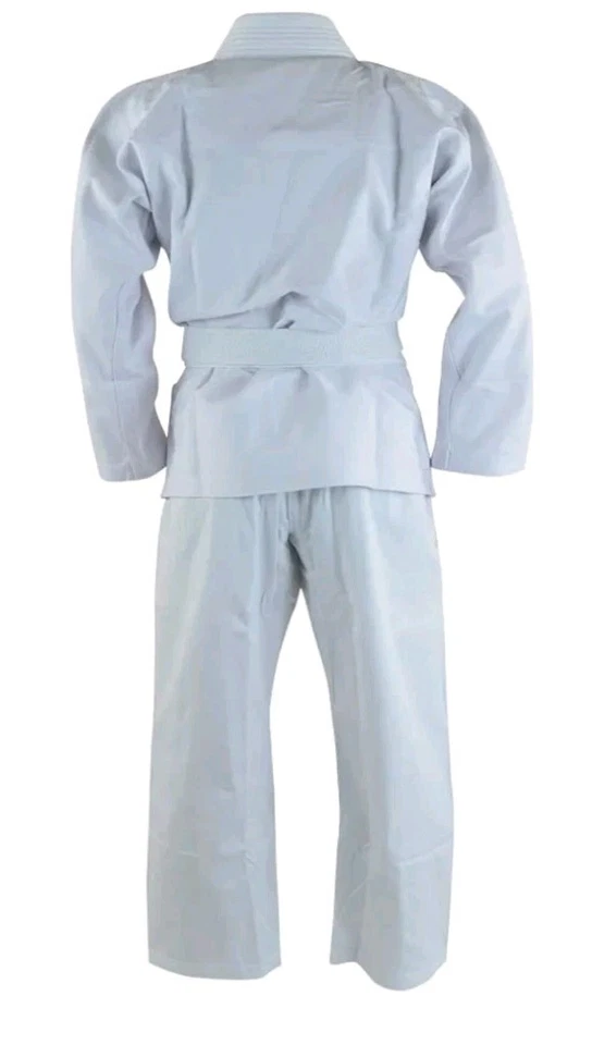 White Plain Brazilian Jiu Jitsu Gi Size A4BJJ Kimono BJJ Gi Pearlweave Fabric - Image 2 of 3