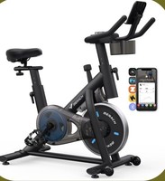 MERACH   Home Exercise Bike Quiet Stationary Fitness Bicycle Workout Fullbody