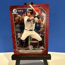 2026 Bowman Kevin McGonigle Red Reptilian Refractor 5/5 Bookend BCP-145 ROY! 