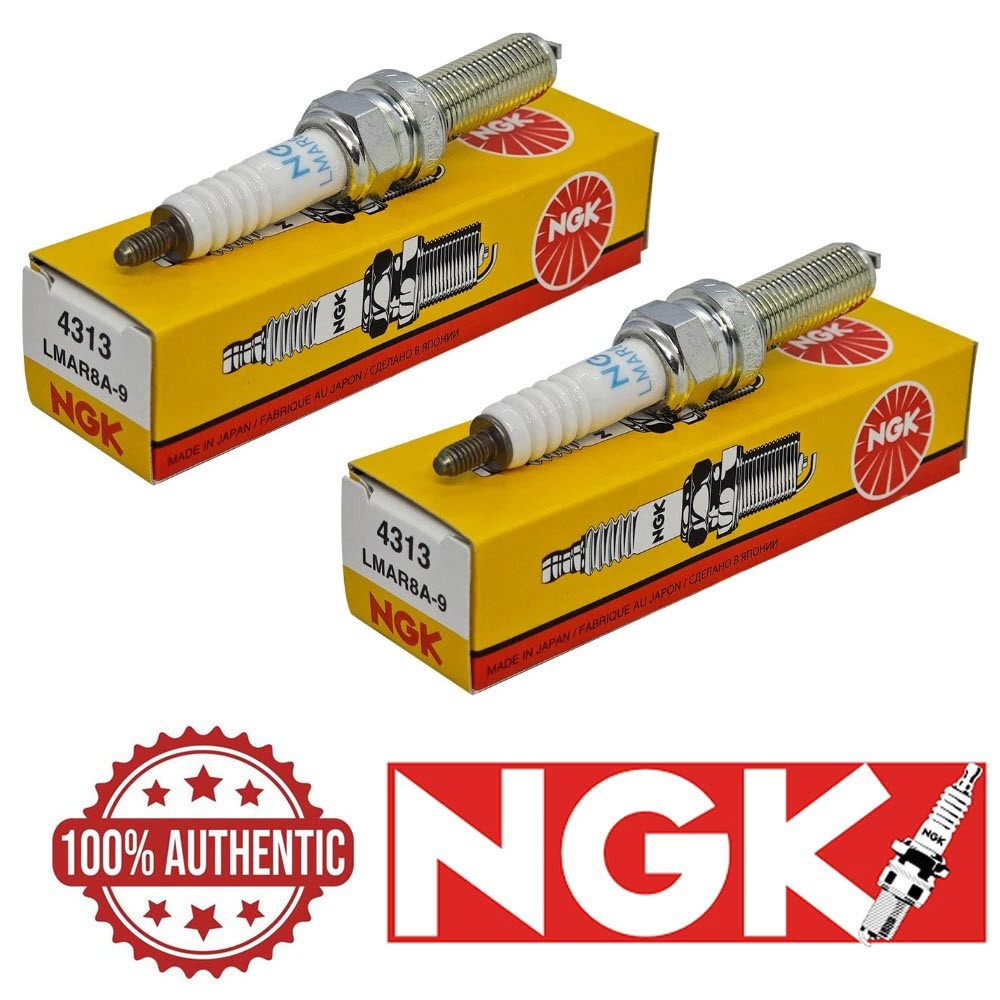 2 pc NGK 4313 LMAR8A-9 Standard Spark Plugs for 94703-00436 94701-00436 fz
