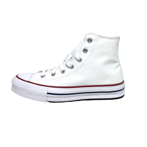 CONVERSE COD.272856C SPORTIVE DONNA CTAS EVA LIFT HI IN TELA COL.WHITE GARNET