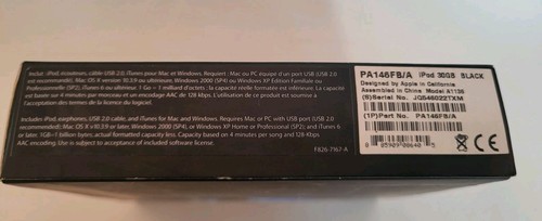 Apple iPod Classic 5Gen Video 30GB mit Originalverpackung/Zubehör ohne Kopfhörer - Bild 14 von 14