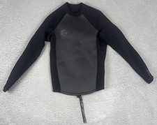 O'Neill O'Riginal Wetsuit Jacket Black Back Zip Size Medium 2/1 MM