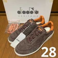 Diadora Heritage B. Elite S SW Brown Suede Leather Sneakers 28cm New Box