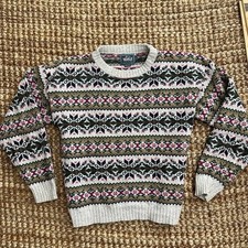 Vintage Woolrich Fair Isle Nordic Pullover Sweater Men's Medium