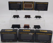 Graham Farish N Scale Assorted Freight Cars [6] EX/Box