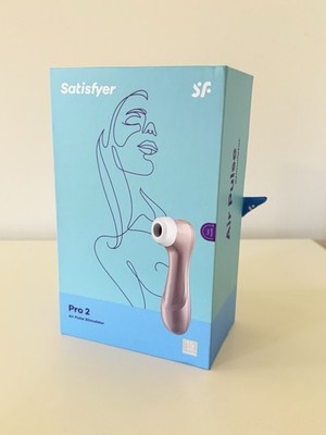 Satisfyer Pro 2 Air Pulse Stimulator   Rose Gold, Rechargeable, Waterproof, NEW
