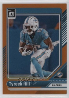 2024 Panini Donruss Optic Orange Prizm 233/249 Tyreek Hill #123 ww1