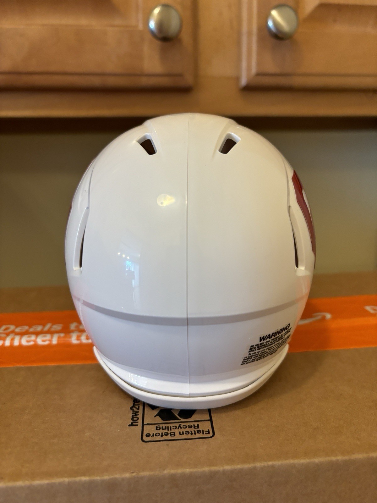 Oklahoma Sooners Mini Football Helmet Custom Concept Riddell Speed White