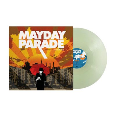 Mayday Parade: A Lesson In Romantics Coke Bottle Clear Vinyl LP. Sunnyland.