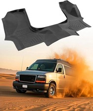 Car Floor Mat for Chevy Express TPE Black Rubber Front Liner Van Accessories Fit
